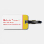 Tien Titans gaan! Ga naar Bagagelabel (Achterkant horizontaal)