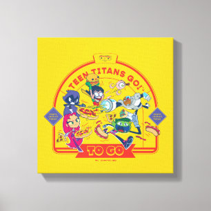 Tien Titans gaan! Ga naar Canvas Afdruk