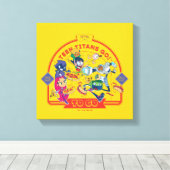 Tien Titans gaan! Ga naar Canvas Afdruk (Insitu (Houten vloer))