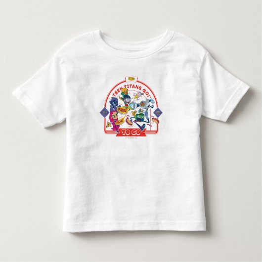 Tien Titans gaan! Ga naar Kinder Shirts (Voorkant)