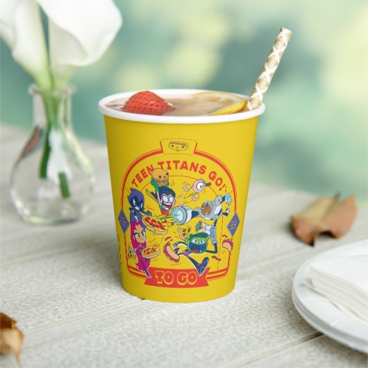 Tien Titans gaan! Ga naar Papieren Bekers (Insitu)