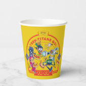 Tien Titans gaan! Ga naar Papieren Bekers (Achterkant)