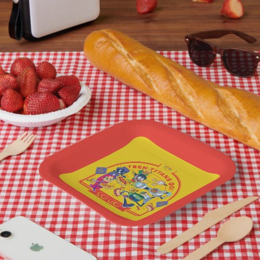 Tien Titans gaan! Ga naar Papieren Bordje (Picknick)