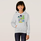 Tien Titans gaan! | Gnarly 90's Pizza Graphic (Voorkant volledig)