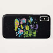 Tien Titans gaan! | Gnarly 90's Pizza Graphic Case-Mate iPhone Case (Achterkant (horizontaal))