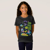 Tien Titans gaan! | Gnarly 90's Pizza Graphic T-shirt (Voorkant volledig)