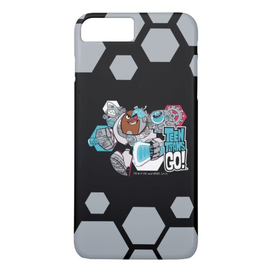 Tien Titans gaan! | Grafisch schilderij van Cyborg Case-Mate iPhone Case (Achterkant)