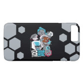 Tien Titans gaan! | Grafisch schilderij van Cyborg Case-Mate iPhone Case (Achterkant (Horizontaal))