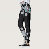 Tien Titans gaan! | Grafisch schilderij van Cyborg Leggings (Links)