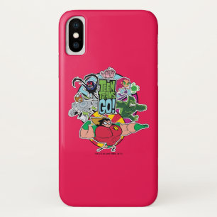Tien Titans gaan!   Grafisch team team Case-Mate iPhone Case