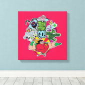 Tien Titans gaan! | Grafisch team van team Canvas Afdruk (Insitu (Houten vloer))