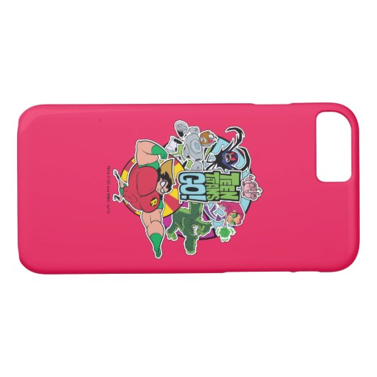 Tien Titans gaan! | Grafisch team van team Case-Mate iPhone Case (Achterkant (Horizontaal))