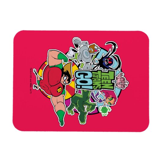 Tien Titans gaan! | Grafisch team van team Magneet (Horizontaal)