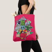 Tien Titans gaan! | Grafisch team van team Tote Bag (Dichtbij)