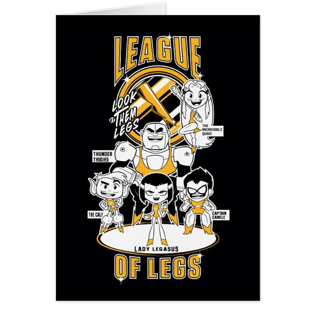 Tien Titans gaan! | Lega Legs (Voorkant)