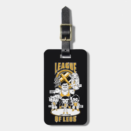 Tien Titans gaan! | Lega Legs Bagagelabel (Voorkant verticaal)