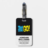 Tien Titans gaan! | Lega Legs Bagagelabel (Achterkant verticaal)