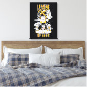 Tien Titans gaan! | Lega Legs Canvas Afdruk (Insitu (Slaapkamer))