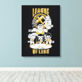 Tien Titans gaan! | Lega Legs Canvas Afdruk (Insitu (Houten vloer))