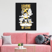 Tien Titans gaan! | Lega Legs Canvas Afdruk (Insitu (Woonkamer))