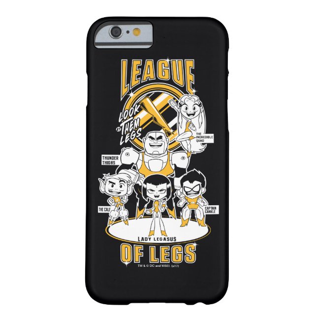 Tien Titans gaan! | Lega Legs Case-Mate iPhone Case (Achterkant)