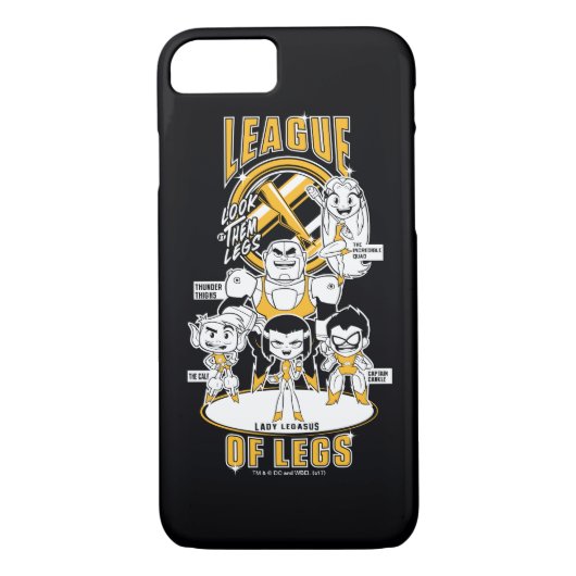 Tien Titans gaan! | Lega Legs Case-Mate iPhone Case (Achterkant)