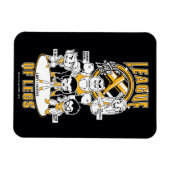 Tien Titans gaan! | Lega Legs Magneet (Horizontaal)