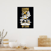 Tien Titans gaan! | Lega Legs Poster (Keuken)