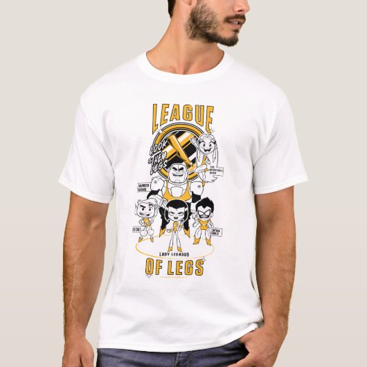 Tien Titans gaan! | Lega Legs T-shirt (Voorkant)