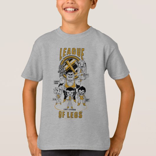 Tien Titans gaan! | Lega Legs T-shirt (Voorkant)