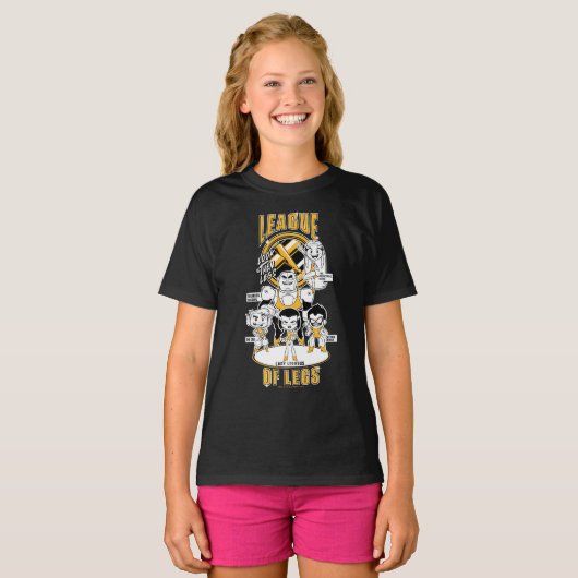 Tien Titans gaan! | Lega Legs T-shirt (Voorkant volledig)