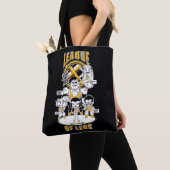 Tien Titans gaan! | Lega Legs Tote Bag (Dichtbij)