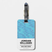 Tien Titans gaan! | Logo Bagagelabel (Achterkant verticaal)