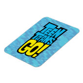 Tien Titans gaan! | LOGO Magneet (Linkerzijde)