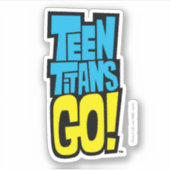 Tien Titans gaan! | LOGO Sticker (Voorkant)