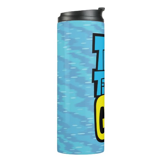 Tien Titans gaan! | Logo Thermosbeker (Gedraaid links)