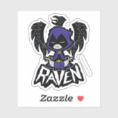 Tien Titans gaan! | Raven Attack 2 Sticker (Vel)