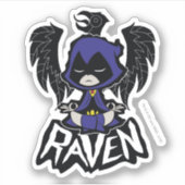 Tien Titans gaan! | Raven Attack 2 Sticker (Voorkant)