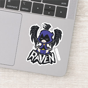 Tien Titans gaan!   Raven Attack 2 Sticker