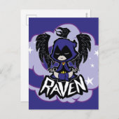 Tien Titans gaan! | Raven Attack Briefkaart (Voorkant / Achterkant)