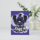 Tien Titans gaan! | Raven Attack Briefkaart (Staand voorkant)