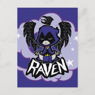 Tien Titans gaan!   Raven Attack Briefkaart
