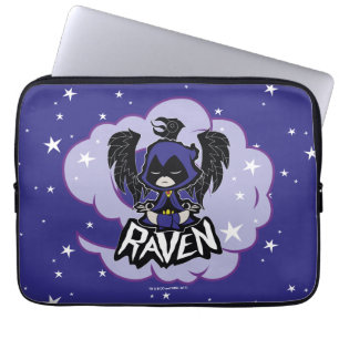 Tien Titans gaan! Raven Attack Laptop Sleeve