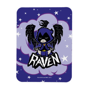 Tien Titans gaan!   Raven Attack Magneet