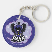 Tien Titans gaan! | Raven Attack Sleutelhanger (Achterkant)