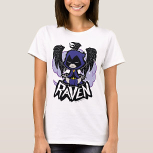 Tien Titans gaan! Raven Attack T-shirt