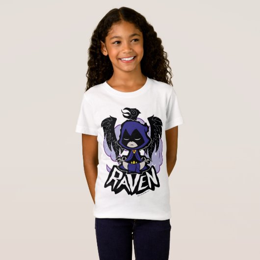 Tien Titans gaan! | Raven Attack T-shirt (Voorkant volledig)