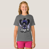 Tien Titans gaan! | Raven Attack T-shirt (Voorkant volledig)