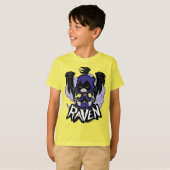 Tien Titans gaan! | Raven Attack T-shirt (Voorkant volledig)