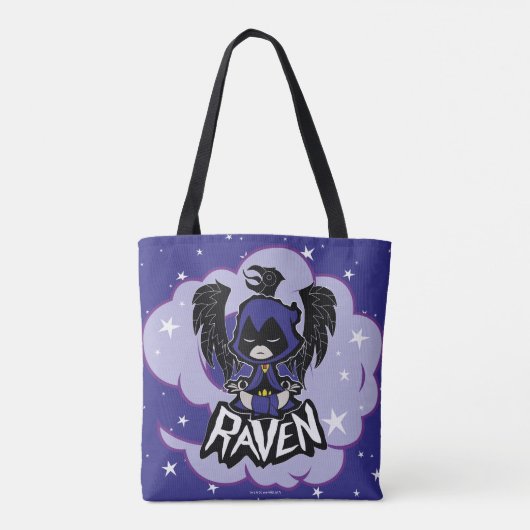 Tien Titans gaan! | Raven Attack Tote Bag (Achterkant)